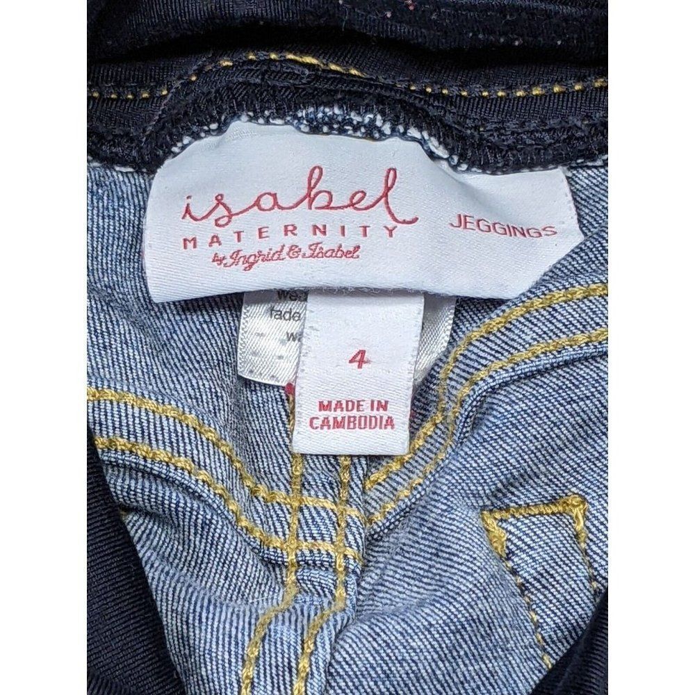 Isabel Maternity By Ingrid & Isabel Size 4 Full Panel Skinny Jeggings - Picture 4 of 11